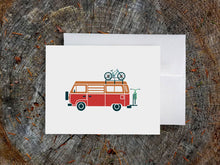 Load image into Gallery viewer, Adventure Camper Blank Greeting Card (provides 2 meals)