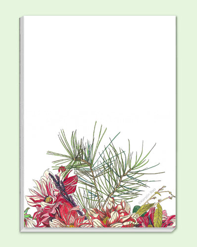 Winter Holiday Notepad with 5 designs (provides 4 meals)