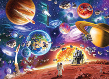 Load image into Gallery viewer, Space Travels (Family) 350pc puzzle (provides 6 meals)