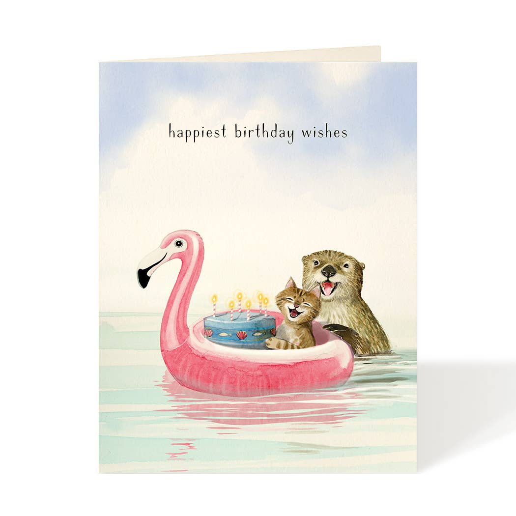 Birthday Floatie - Birthday Greeting Card