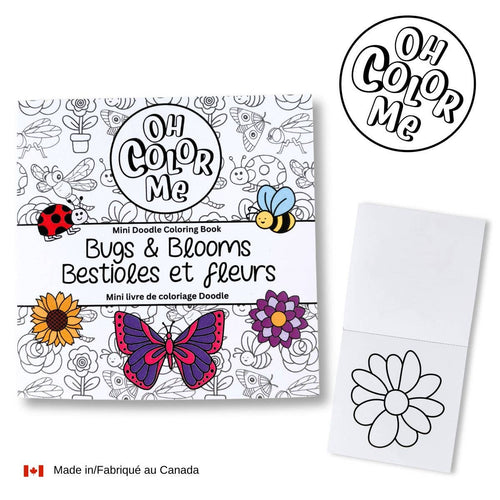 Mini Coloring Book Bugs & Blooms (provides 3 meals)