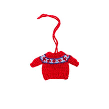 Load image into Gallery viewer, Mini Knit Sweater Ornaments (provides 5 meals)