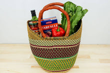 Load image into Gallery viewer, Tote Basket Bag, U-Shopper multi-color (provides 25 meals)