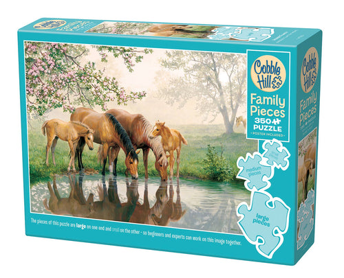 Horse Family (Family) 350pc puzzle (provides 6 meals)