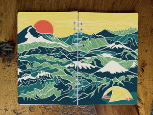 Mar de Montañas Wire-bound Notebook (provides 8 meals)