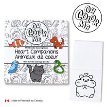 Load image into Gallery viewer, Mini Coloring Book Heart Companions (provides 3 meals)