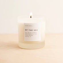Load image into Gallery viewer, Of The Sea Frosted Candle (provides 14 meals)