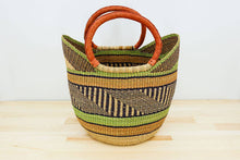 Load image into Gallery viewer, Tote Basket Bag, U-Shopper multi-color (provides 25 meals)