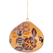 Load image into Gallery viewer, Beehive - Gourd Ornament - (provides 9 meals)