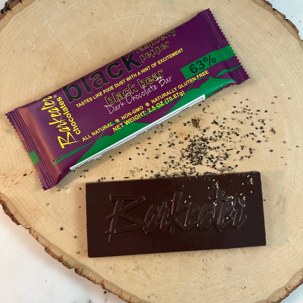 Black Bear Dark Chocolate Raspberry Pepper Bars