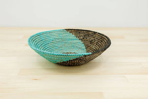 Sustainable Woven Sweet Grass bowl, multi-color (provides 6 meals)