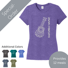 Load image into Gallery viewer, Strum in Joy! Women&#39;s Crew Tee (provides 12 meals)