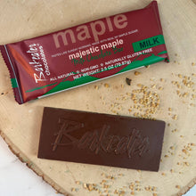 Load image into Gallery viewer, Majestic Maple Milk Chocolate Bars with Maple Sugar (provides 2 meals)