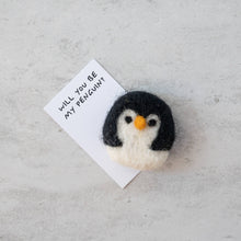 Load image into Gallery viewer, You&#39;re Flippin&#39; Fantastic Wool Felt Penguin In A Matchbox (4 meals)