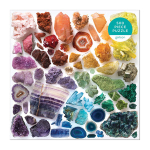 Rainbow Crystals 500 Piece Puzzle (provides 6 meals)