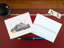 Load image into Gallery viewer, Montañas - Camping Blank Greeting Card (provides 2 meals)