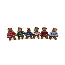 Load image into Gallery viewer, Brown Bear Ornaments (provides 6 meals)