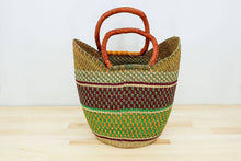 Load image into Gallery viewer, Tote Basket Bag, U-Shopper multi-color (provides 25 meals)