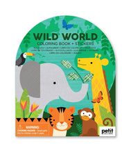 Load image into Gallery viewer, Coloring Book With Stickers: Wild World (provides 2 meals)