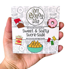Load image into Gallery viewer, Mini Coloring Book Sweet &amp; Salty, 4&quot;x4&quot;, Small Gifts
