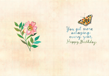 Load image into Gallery viewer, Secret Garden Birthday Card