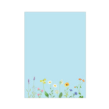 Load image into Gallery viewer, Wildflower Field 4.75x6.5&quot; Notepad (provides 4 meals)