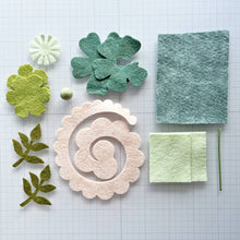 Load image into Gallery viewer, Mini Felt Flower Craft Kit | Succulent (provides 6 meals)