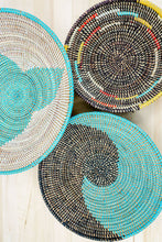 Load image into Gallery viewer, Sustainable Woven Sweet Grass bowl, multi-color (provides 6 meals)