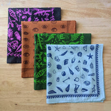 Load image into Gallery viewer, Bandana | woodland walk - dark green/lime (provides 8 meals)