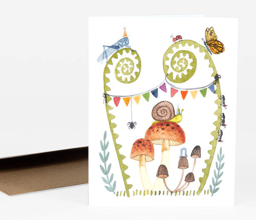 Bug Birthday Party Card (provides 2 meals)