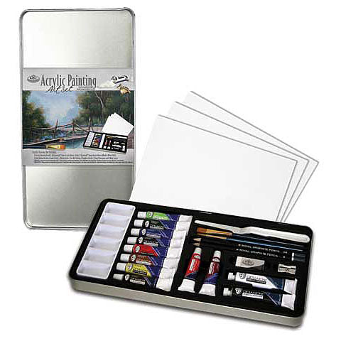 Acrylic Painting Art Tin Set (provides 12 meals)