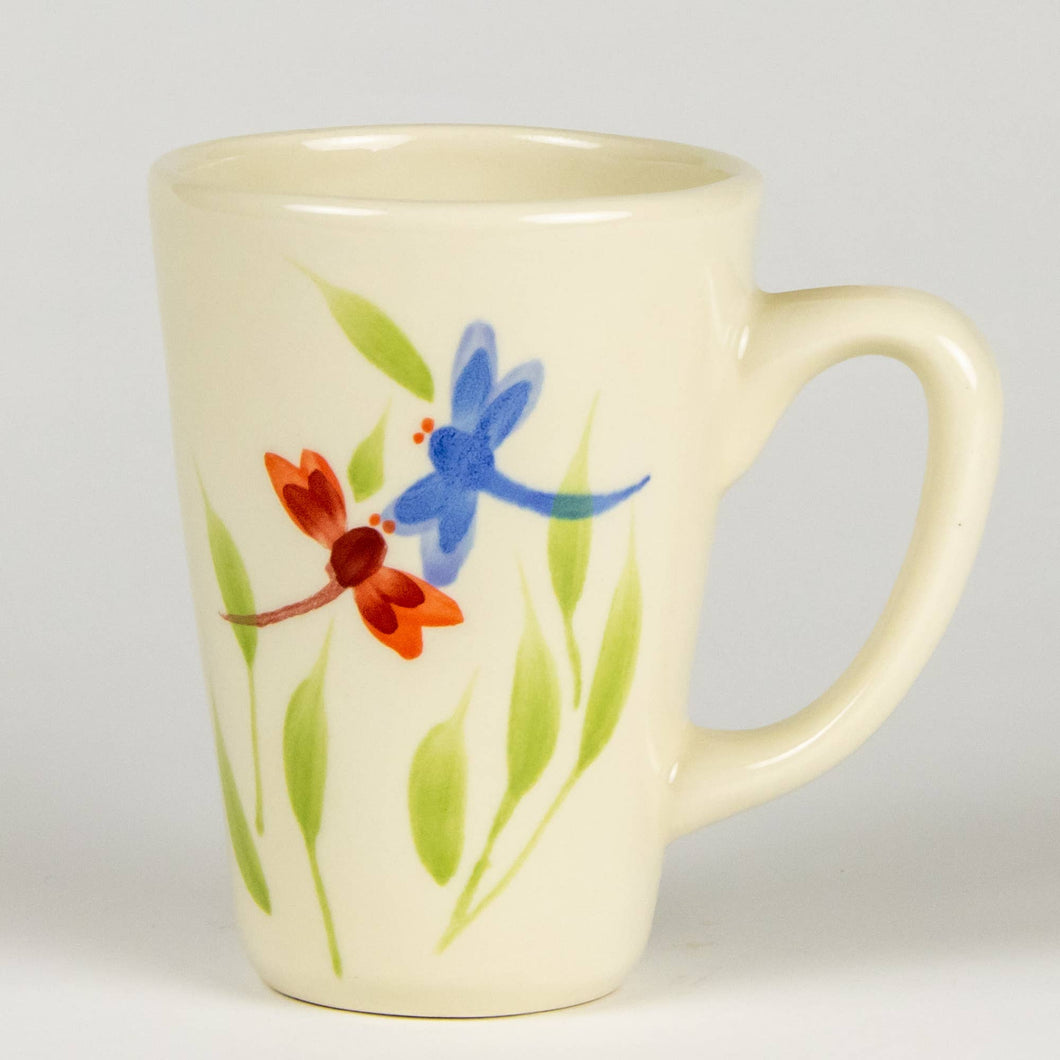 Product View - Pottery Mug - with Dragon Fly 
