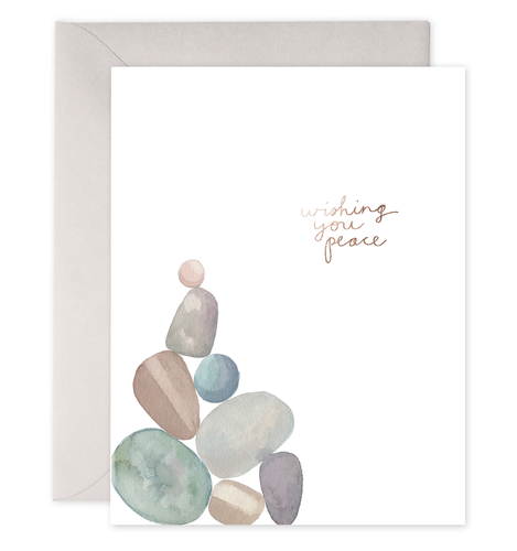 Peace Rocks | Sympathy Condolence Card