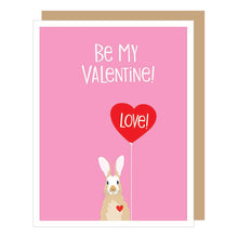 Load image into Gallery viewer, Rabbit Valentine&#39;s Day Card (provides 2 meals)