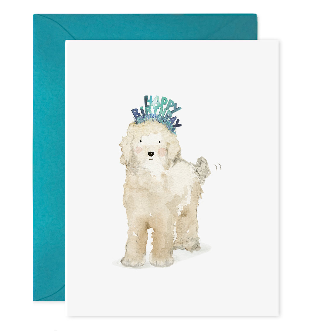 Lucy Dog Labradoodle | Birthday Card