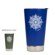 Load image into Gallery viewer, Product Image : Insulated Mandala Tumbler  Blue and Green