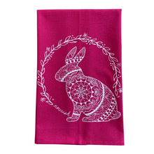 Load image into Gallery viewer, Pink Bunny Towel