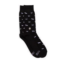 Load image into Gallery viewer, Socks that Save Dogs (Black Dogs): Medium (provides 6 meals)