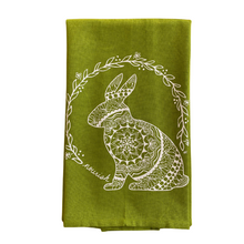 Load image into Gallery viewer, Bunny Kitchen Towels - Green
