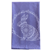 Load image into Gallery viewer, Bunny Kitchen Towels - Lavender 