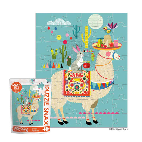 Llama Llyft | 48 Piece Jigsaw Puzzle (provides 4 meals)