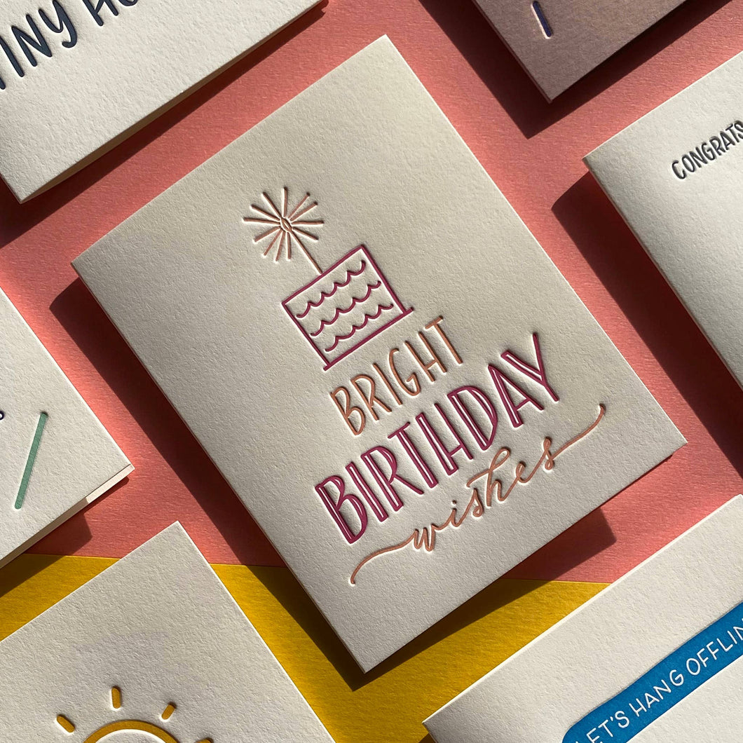 Bright Birthday Wishes - Birthday card