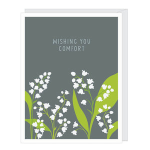 Lily of the Valley Sympathy Card (provides 2 meals)