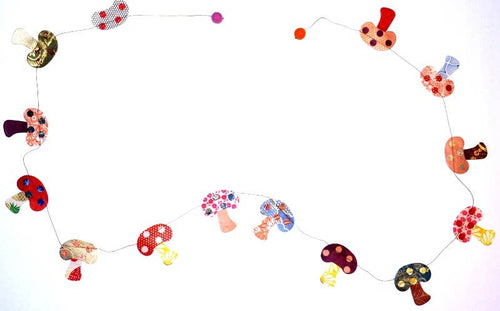 Product Image: Eco Paper Garland - Mushroom