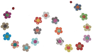 Eco-paper Garland, Flowers (provides 4 meals)