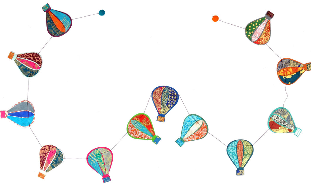 Product Image: Eco Paper Garland - Hot Air Balloon