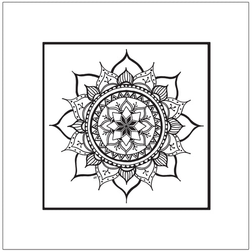 Mandala Art Print (provides 36 meals)
