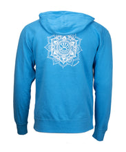 Load image into Gallery viewer, Unisex Sun Mandala Zip Up Hooded Sweatshirt (provides 20 meals for kids)