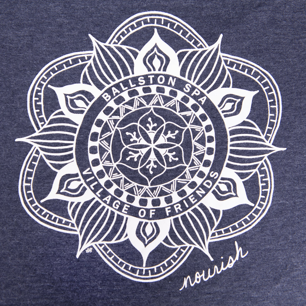 Close up of the custom Ballston Spa  mandala 