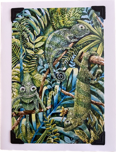 Chameleon Greeting Card 